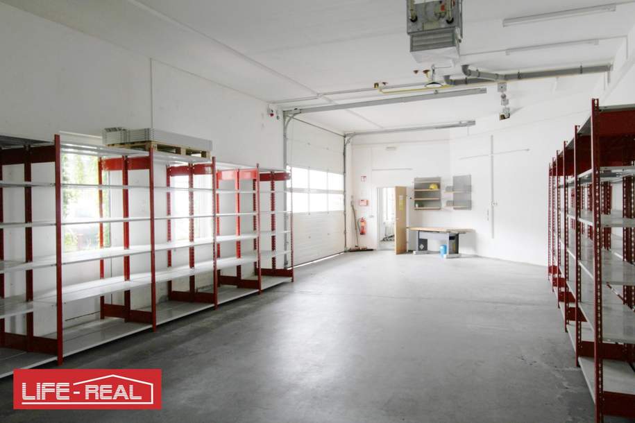 Vielseitig nutzbare Lagerhalle mit Büro im Gewerbegebiet Gramastetten, Gewerbeobjekt-miete, 1.821,60,€, 4201 Urfahr-Umgebung