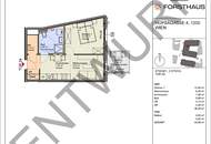 FORSTHAUS - HOFSEITE, Neubau Erstbezug - 2 Zimmer mit Freifläche Nähe Donaukanal (HO134)