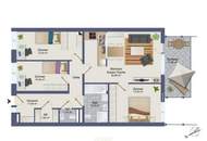 4 Zimmer Wohnung mit gemütlichem Eigengarten