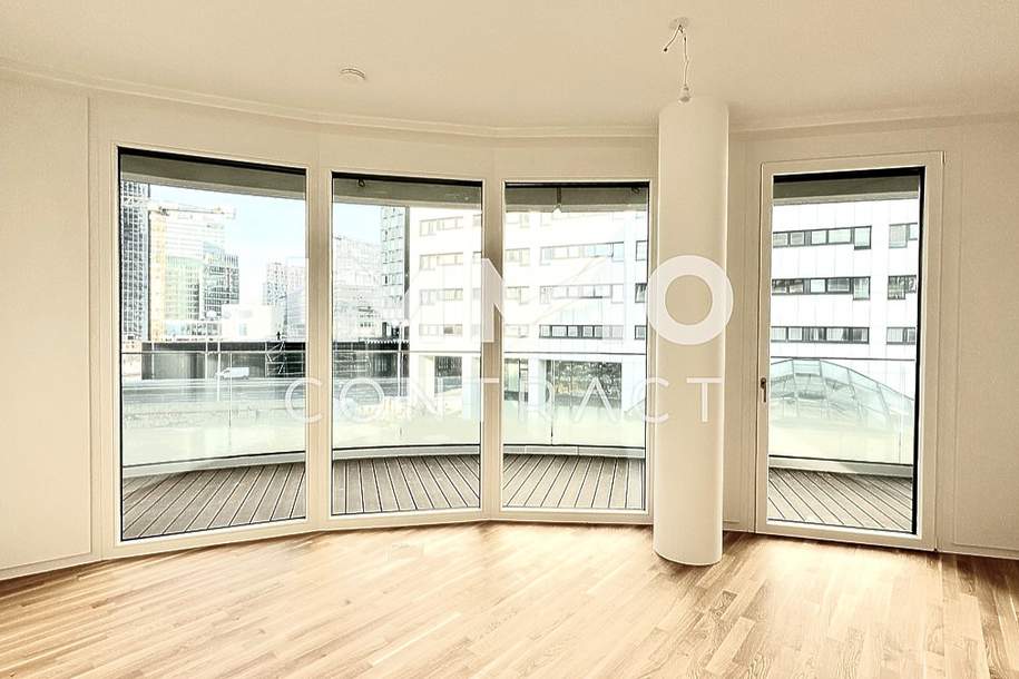 Provisionsfreier Luxustraum mit großem Balkon in top Lage an der Donau!, Wohnung-miete, 1.960,00,€, 1220 Wien 22., Donaustadt