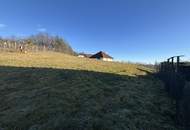 Traumhaft sonniges Baugrundstück in Thermennähe mit herrlich grünem Ausblick