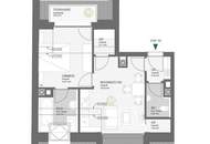 Exklusive 2‑Zimmer‑DG‑Wohnung mit sonniger Hofterrasse und Weitblick über Wien