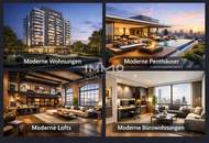 Hochhaus - Büroapartments I Moderne Wohnkomplexe I Luxus. Lofts Penthouse Wohnungen I Villen