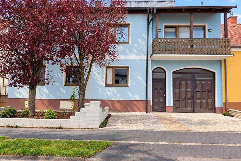 Landhaus Engelhartstetten- zwei Wohnungen, großes Grundstück- zusätzlicher Neubau möglich, Haus-kauf, 349.000,€, 2292 Gänserndorf