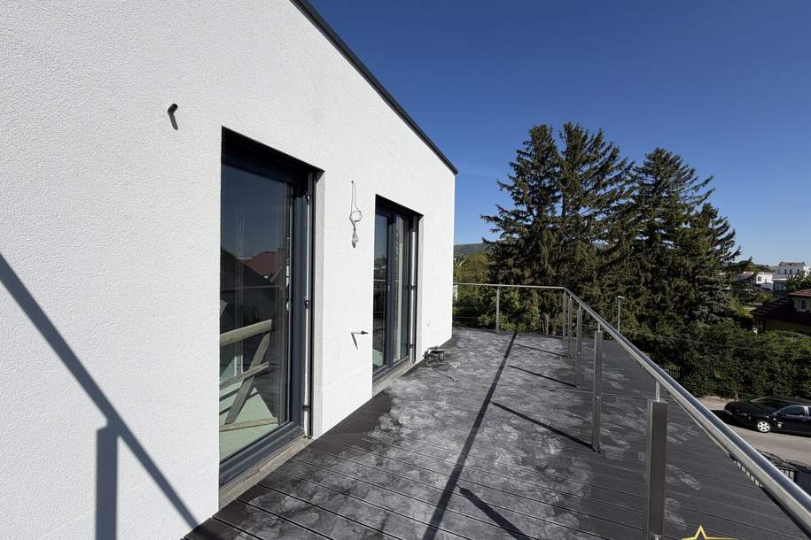 NEUBAU IN ZENTRUMSNÄHE! 5 ZIMMER-ZIEGELHAUS MIT 2 BÄDERN UND 3 WC´S., Haus-kauf, 599.000,€, 2500 Baden