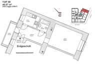 Nähe Donaukanal - unbefristet vermietet - 1 Zimmer Loggiawohnung mit 3,34% Rendite