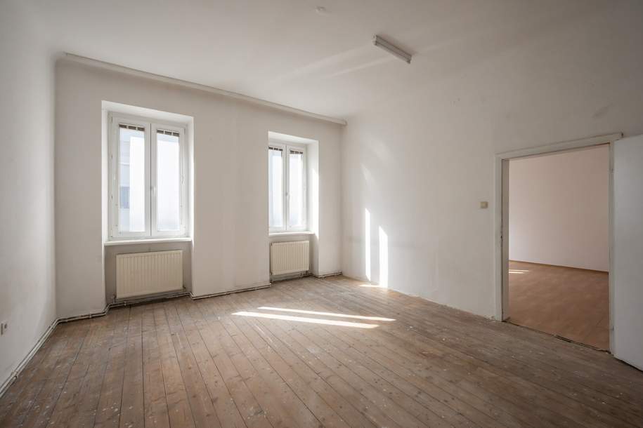 +++NEU+++ Sanierungsbedürftige 3-Zimmer Altbau-Wohnung, großes Umbaupotenzial, Wohnung-kauf, 238.900,€, 1100 Wien 10., Favoriten