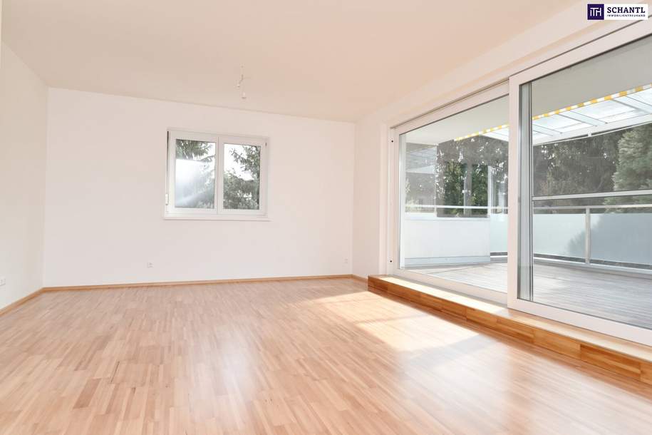 Traumhafte, lichtdurchflutete 3-Zimmer-Wohnung mit gigantischer Terrasse und Blick ins Grüne!, Wohnung-kauf, 319.000,€, 8073 Graz(Stadt)