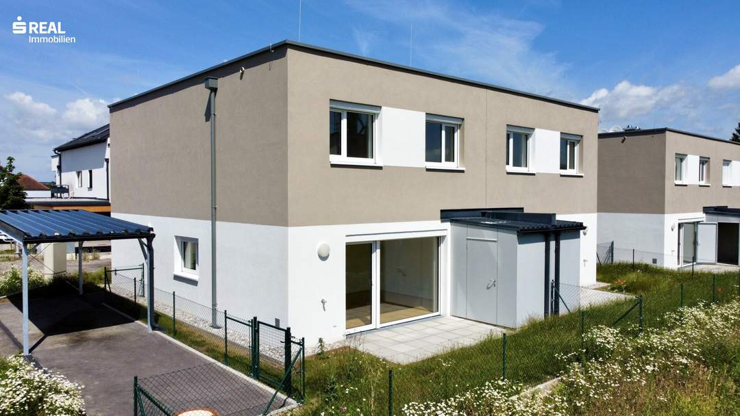 Mietkauf, moderne Doppelhaushälften Nähe Tulln