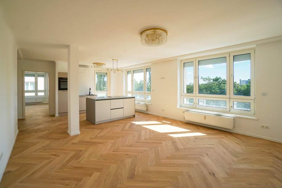 3-Zimmer-Residenz mit Balkon und spektakulärem Blick auf Schloss Belvedere und Stephansdom, Wohnung-kauf, 849.000,€, 1040 Wien 4., Wieden