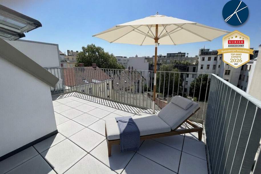 Bahnhof Floridsdorf + U6: Hochwertige Erstbezug-Terrassenwohnung in Ruhelage - inkl. Tiefgaragenplatz!, Wohnung-miete, 1.350,88,€, 1210 Wien 22., Donaustadt