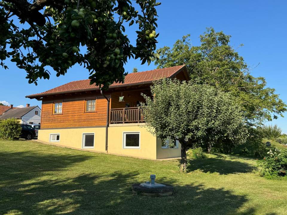 Leben im Süden der Seele! Hochwertiges Holzhaus in der sonnenverwöhnten Südoststeiermark!