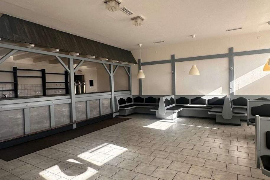 Südseitig, hell & flexibel - ehemalige Gastrofläche mit vielen Nutzungsmöglichkeiten, Gewerbeobjekt-miete, 1.096,01,€, 9020 Klagenfurt(Stadt)