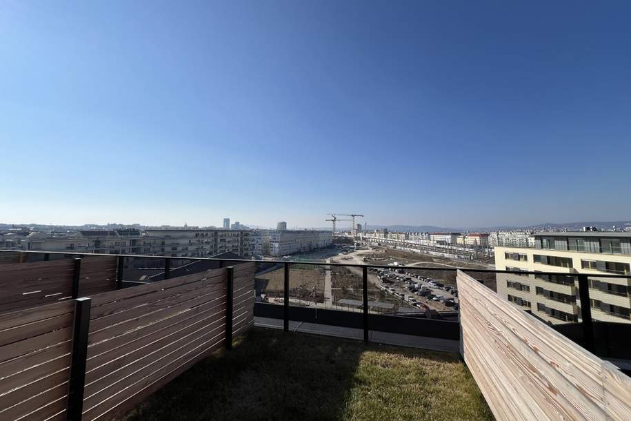 Beim Hauptbahnhof Wien - Dachgeschoss-Maisonette im Neubau Erstbezug mit Klima und Dachgarten, Wohnung-kauf, 570.600,€, 1100 Wien 10., Favoriten