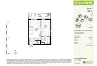Schnell sein lohnt sich: Sofort beziehbarer 2-Zimmer-Neubau mit Balkon im Hirschfeld