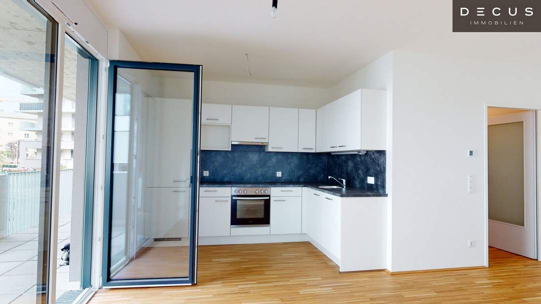 | AB FEBRUAR | 2 ZIMMER | 2. STOCK | 15 QM BALKON | NEUBAU | RICHTUNG SÜDEN |