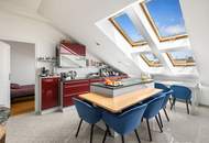 Wiener Skyline-Blick! Großzügige Dachterrassenwohnung, Nähe Nestroyplatz