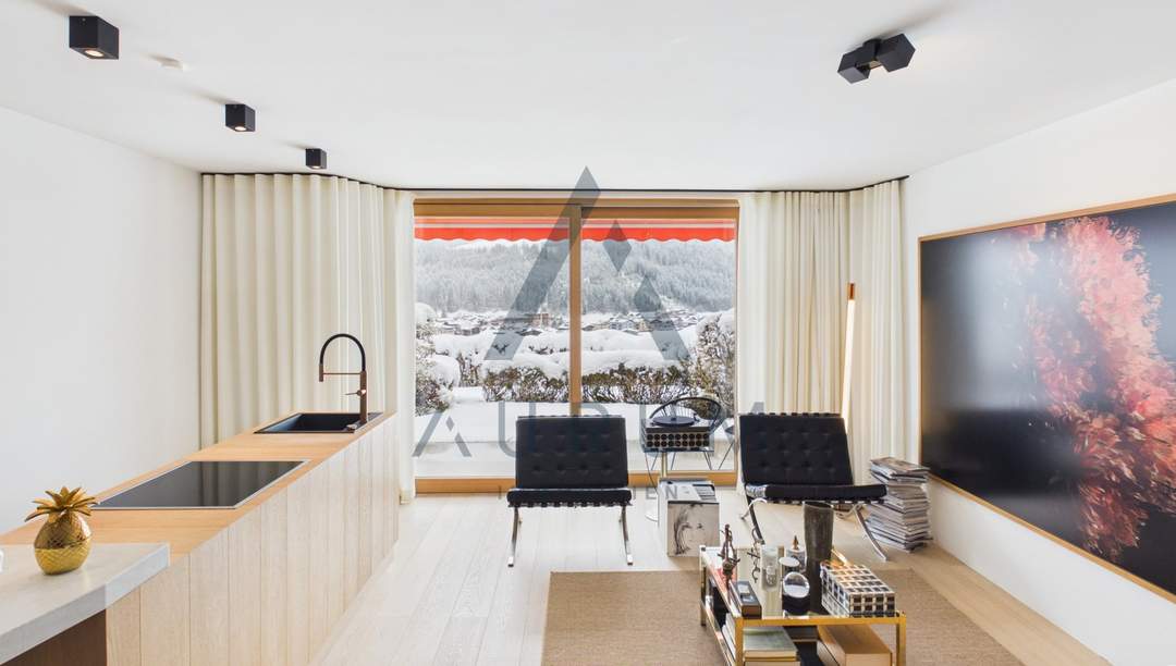 Freizeitwohnsitz: Design Studio mit Blick auf Kirchberg