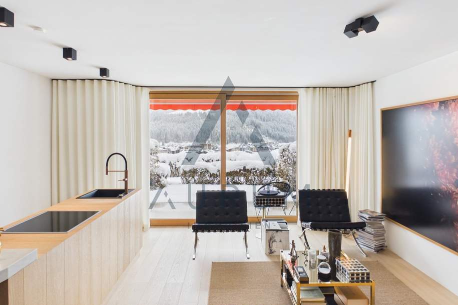 Freizeitwohnsitz: Design Studio mit Blick auf Kirchberg, Wohnung-kauf, 598.000,€, 6365 Kitzbühel