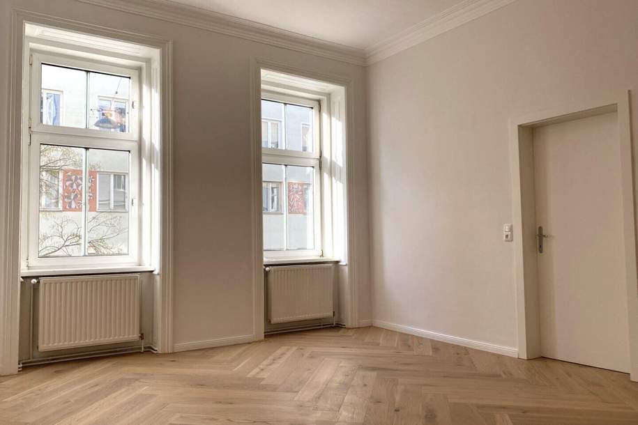 Erstbezug nach Sanierung - Altbau-Flair in AKH/U6-Nähe!, Wohnung-kauf, 298.000,€, 1180 Wien 18., Währing