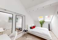 Bereit für die Airbnb Vermietung! Helle DG-Wohnung | 1,5 Zimmer in 2 Himmelsrichtungen ausgerichtet