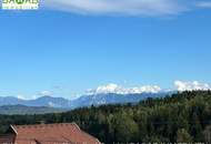Südhang-Grundstück mit unverbaubarem Fernblick auf die Kärntner Bergwelt
