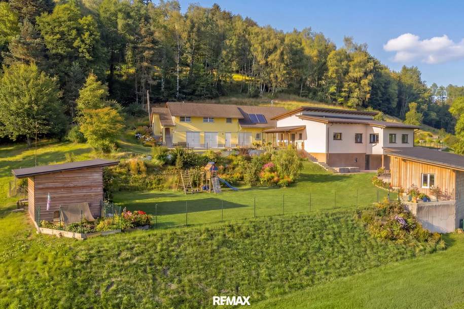 Exklusive Landwirtschaft in einzigartiger Ruhe- und Aussichtslage mit modernem Wohnkomfort, Gewerbeobjekt-kauf, 945.000,€, 9473 Wolfsberg