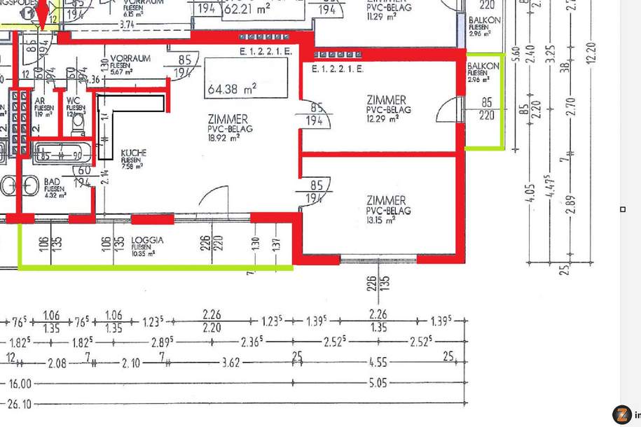 Eigentumswohnung in Ruhelage und Fernsicht, Wohnung-kauf, 149.000,€, 7201 Mattersburg