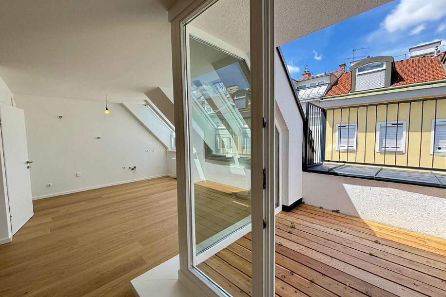 Sonnendurchflutete Maisonette mit Charme &amp; Terrasse &amp; Garage beim Kutschkermarkt 1180 Wien, Wohnung-kauf, 599.000,€, 1180 Wien 18., Währing