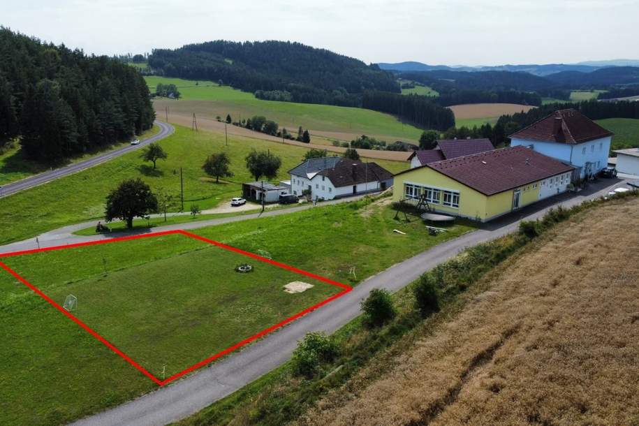 Traumhaftes Baugrundstück: 982m² für Ihr Eigenheim / Gewerbe in Gutauer Naturlage ohne Bauzwang, Grund und Boden-kauf, 99.000,€, 4293 Freistadt