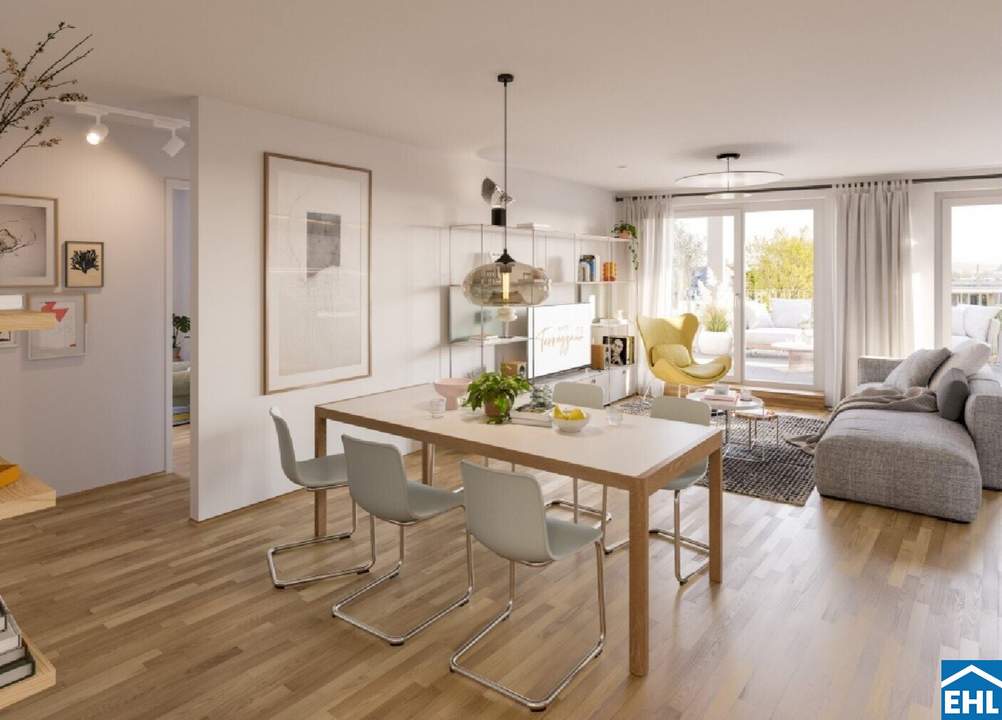 Draußen frühstücken, zu Hause ankommen – Wohnen im TERRAZZA22