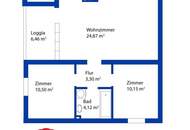 3-Zimmer Wohnung mit Loggia in zentraler Lage