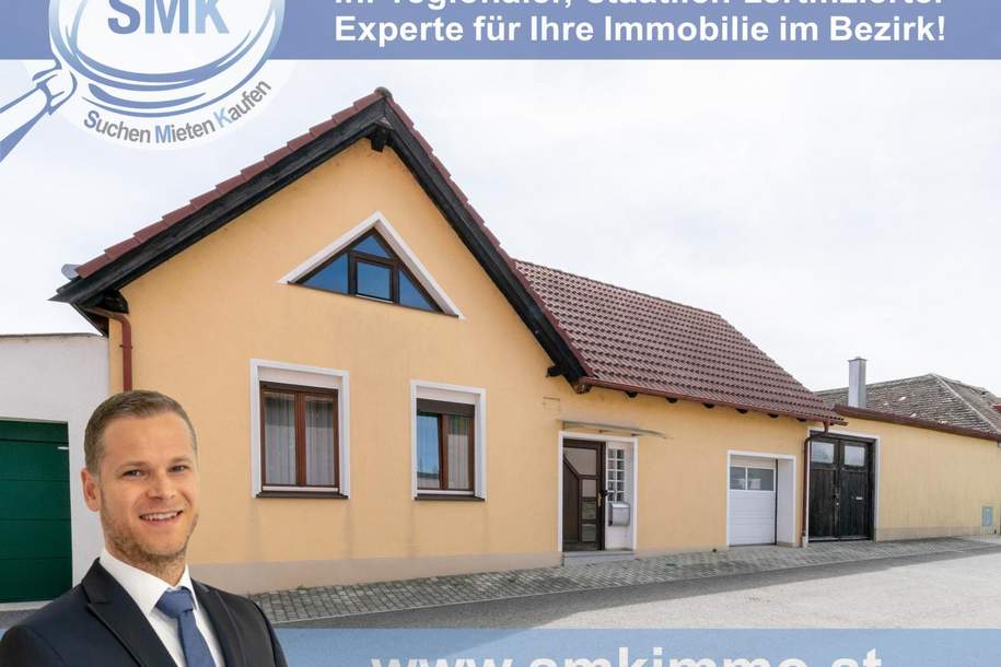 Gemütliches Zuhause mit pflegeleichtem Garten!, Haus-kauf, 187.000,€, 2054 Hollabrunn