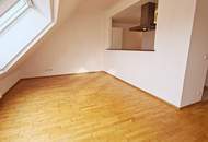 DACHGESCHOSS, INNSTRASSE, sonnige 76 m2 Neubau, 2 Zimmer, Wohnküche, Wannenbad, Parketten, WG-geeignet