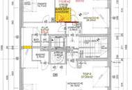 Feines, stilvolles 3-Zimmer Penthaus in Grünruhelage mit 100 m² Freiflächen und 2 Tiefgaragenplätzen (optional)