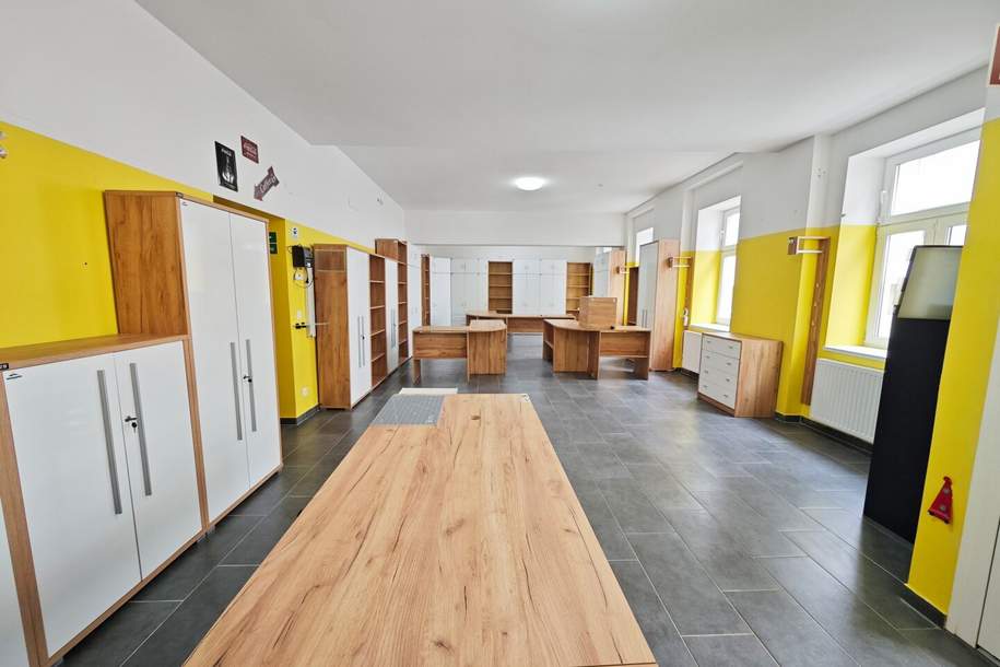 97m² Geschäftslokal/Büro mit Straßenzugang | topsaniert | Einbauküche | optionale Möblierung, Gewerbeobjekt-miete, 1.244,52,€, 1100 Wien 10., Favoriten