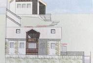 SÜDHANGLAGE AM WIENERWALD - baugenehmigtes Wohnprojekt mit traumhaftem Wienblick - unteres Haus