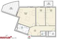Geräumige 3-Zimmer-Wohnung mit zwei Freiflächen