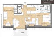 / BALKON / 3 ZIMMER / 2 BÄDER / MODERNE ANLAGE / U-BAHN NÄHE