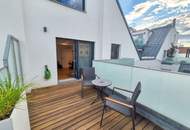 Maisonette-Penthouse mit 53 m² Terrassen auf den Wohnetagen