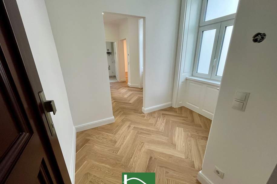 Altbau-Charme - topsanierte Wohnung in begehrter Lage - Nähe Vorgartenmarkt. Bewilligter Balkon - JETZT ANFRAGEN, Wohnung-kauf, 359.001,€, 1020 Wien 2., Leopoldstadt