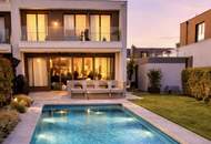 Möbliertes Designer-Doppelhaus mit Spa & Pool nahe Wien