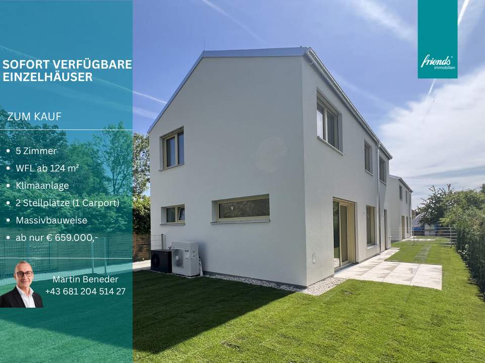 PROVISIONSFREI - ZIEGELMASSIV‑HÄUSER – ERSTBEZUG