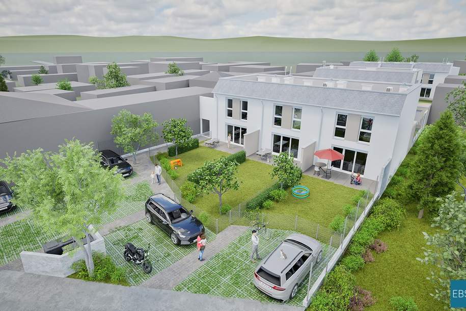 Kompaktes Reihenhaus in ruhiger Lage, Haus-miete, 1.267,00,€, 2493 Wiener Neustadt(Land)