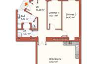 Saniertes 3 Zimmer 90m² Altbaujuwel | Lift | hofseitiger Balkon | perfekte Lage