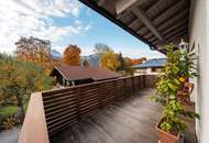 Wohnen über zwei Ebenen mit beeindruckendem Bergpanorama