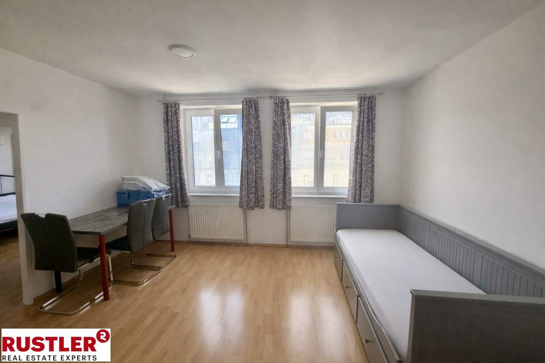 Helle 2-Zimmer-Wohnung nahe U6 Dresdner Straße – möbliert, inkl Heizung und Warmwasser