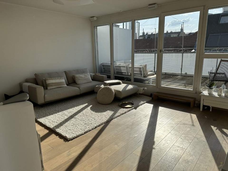 4-Zimmer Dachgeschoss Maisonette mit westseitiger Terrasse