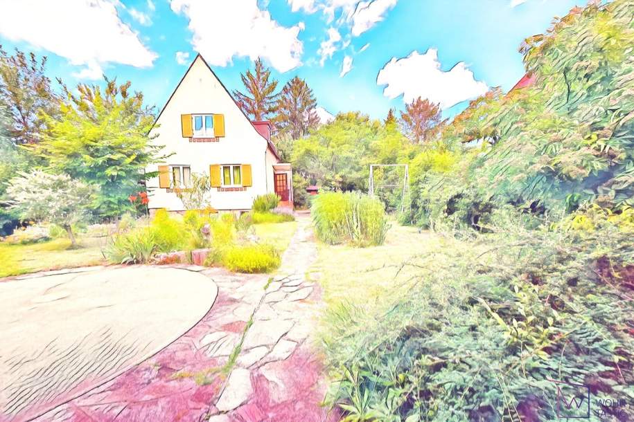 Sonniges Grundstück mit Kleinhaus in Perchtoldsdorfer Ruhelage - Provisionsfrei!, Haus-kauf, 590.000,€, 2380 Mödling