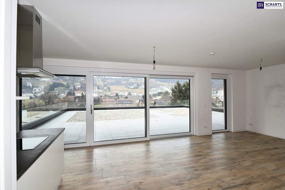 TRAUMHAFTES PENTHOUSE MIT AUSRICHTUNG GEDERSBERG - ENTSPANNUNG PUR!! I ATEMBERAUBENDER AUSBLICK I PERFEKTE VERKEHRSANBINDUNG - Penthouse mit 181,60 m² Dachterrasse! TIEFGARAGENPLÄTZE !, Wohnung-kauf, 780.000,€, 8054 Graz-Umgebung